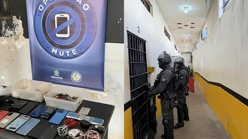 Ações de inteligência apontam que a facilidade de acesso a telefones celulares dentro de unidades prisionais