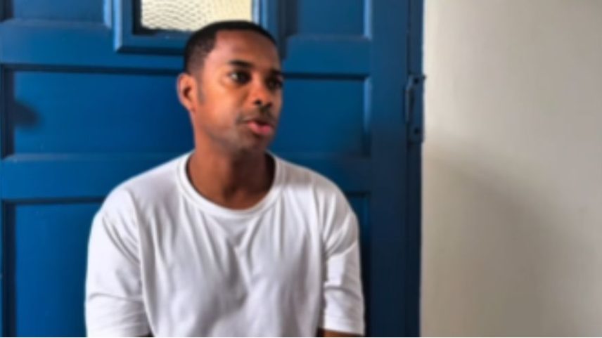 O ex-jogador de futebol Robinho, preso em Tremembé