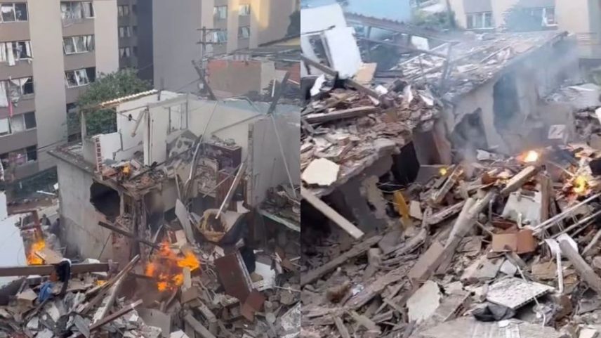 Incêndio provocado por explosão de gás de cozinha deixou casas destruídas e feridos no Jaguaré, zona oeste de São Paulo