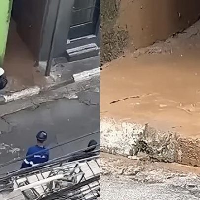 Vídeo registra Sabesp trabalhando momentos antes da explosão em SP