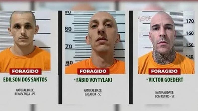 Agora os nomes foram incluídos de forma correta na condição de foragidos
