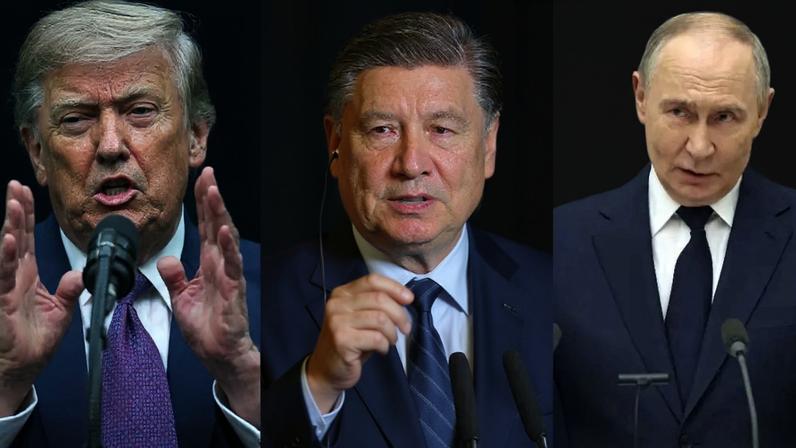 Os presidentes Donald Trump, dos EUA, Xi Jinping, da China, e Vladimir Putin, da Rússia (da esquerda para a direita).