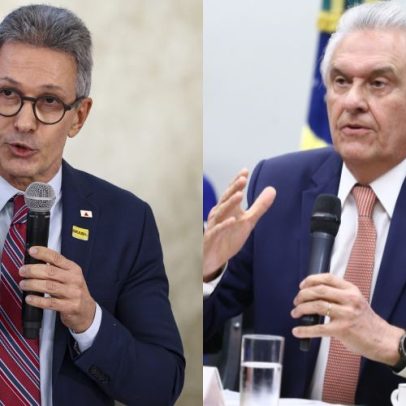 Zema e Caiado cobram Flávio Bolsonaro sobre recursos recebidos de Vorcaro