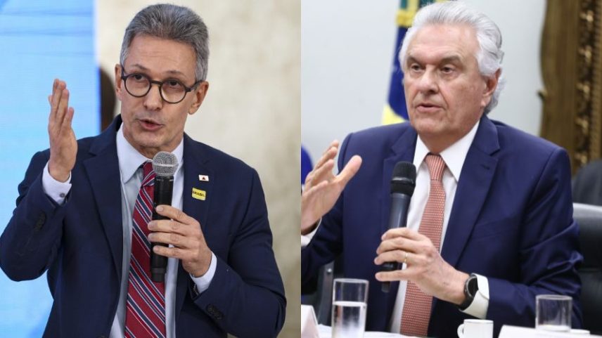 Romeu Zema (Novo) e Ronaldo Caiado (PSD)