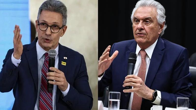 Romeu Zema (Novo) e Ronaldo Caiado (PSD)