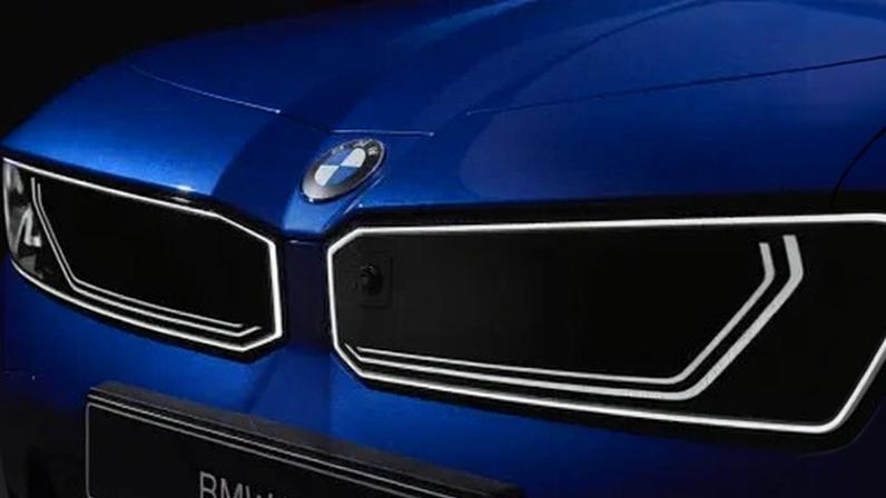 Detalhe da dianteira da nova BMW I3 Neue Klasse