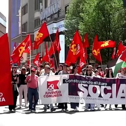 Marcha em Madri pede aumento salarial no Dia do Trabalho