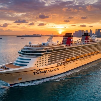 Disney transforma navio abandonado em estaleiro alemão no maior cruzeiro da frota