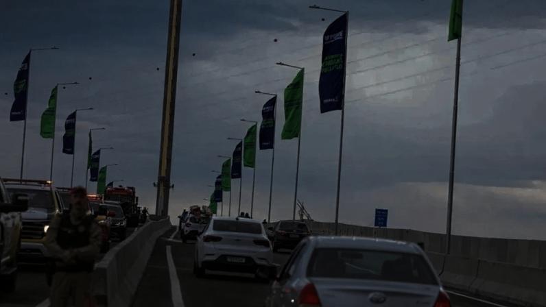 Ponte ligando Guaratuba a Matinhos foi inaugurada no feriado de Primeiro de Maio. (Foto: Divulgação/AEN)