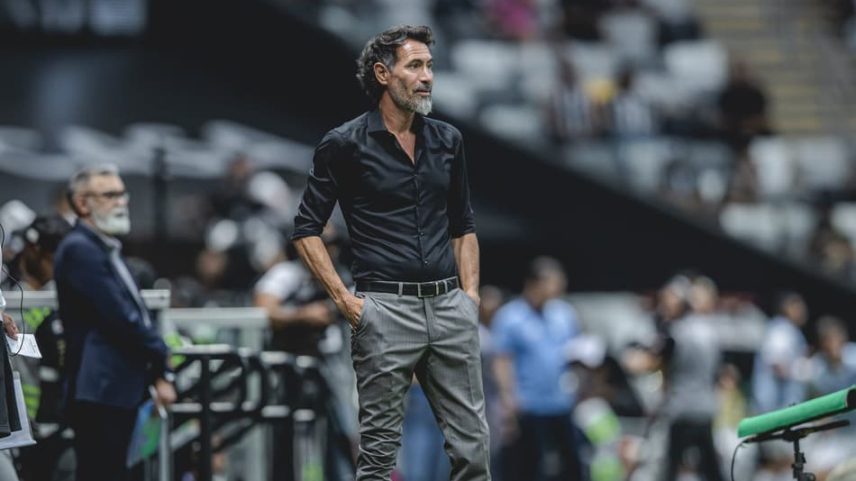 Domínguez em Atlético x Botafogo (Foto: Pedro Souza / Atlético)