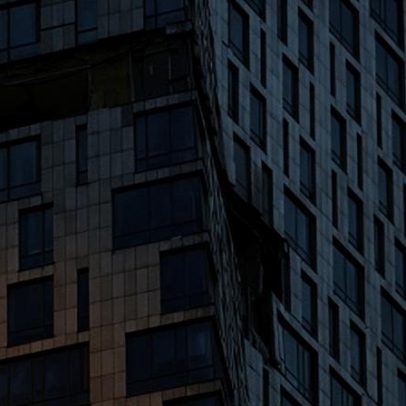 Drone atinge prédio residencial em Moscou dias antes de desfile militar