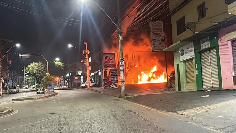 Apesar do susto e dos danos, ninguém ficou ferido