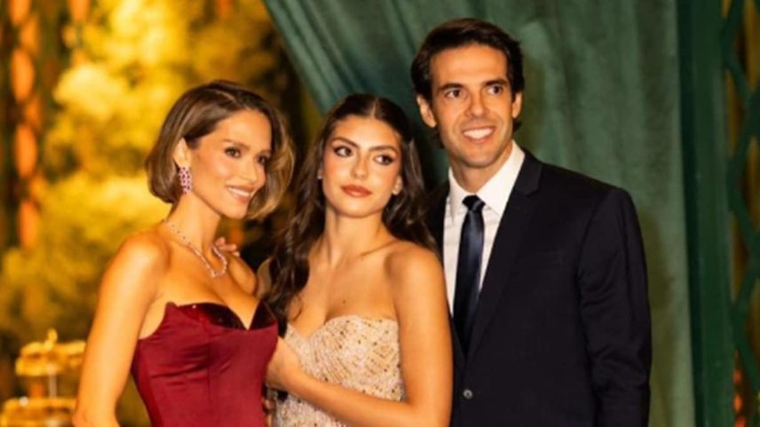 Kaká celebra 15 anos da filha com festa dos sonhos