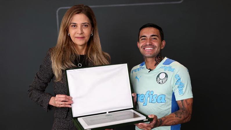 Dudu e Leila Pereira viveram embate, com punição para o jogador.