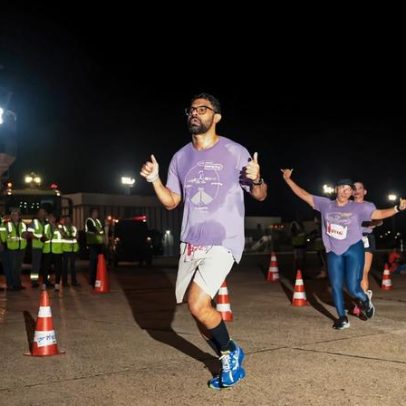 Corrida na pista do Aeroporto de Teresina atrai 2,5 mil participantes
