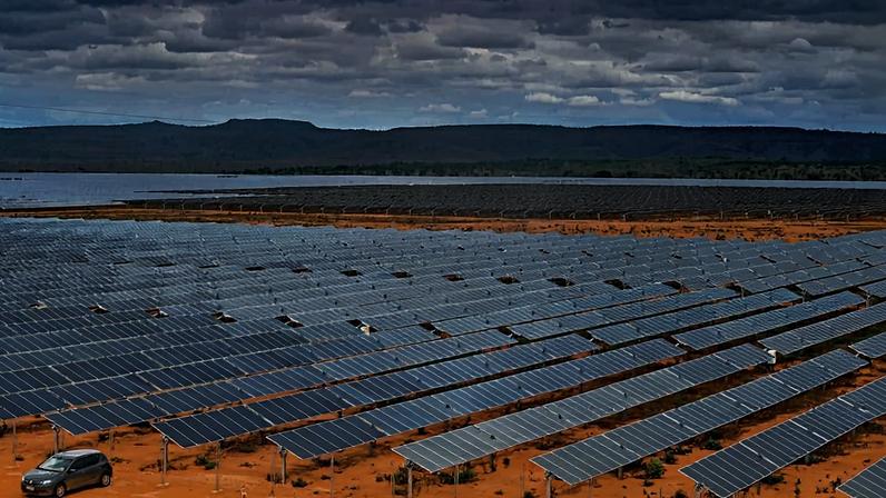 Fonte solar já representa 25,3% da matriz energética brasileira (Carl de Souza/AFP/Getty Images)