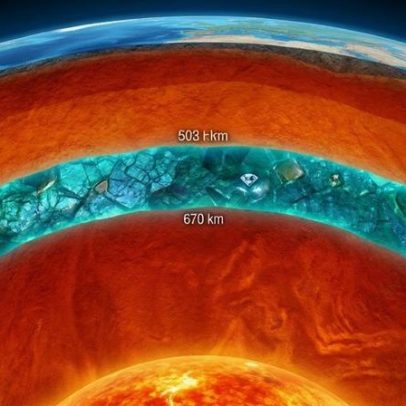 Primeiras evidências de oceano subterrâneo colossal sob a crosta terrestre