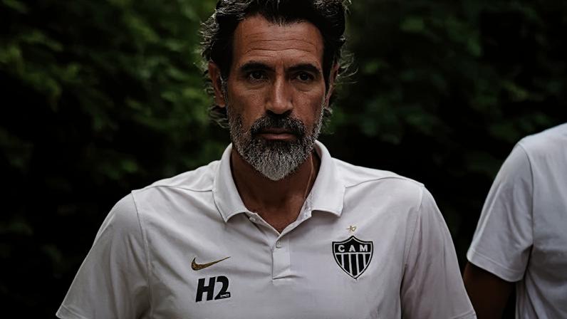 Eduardo Domínguez, treinador do Atlético-MG