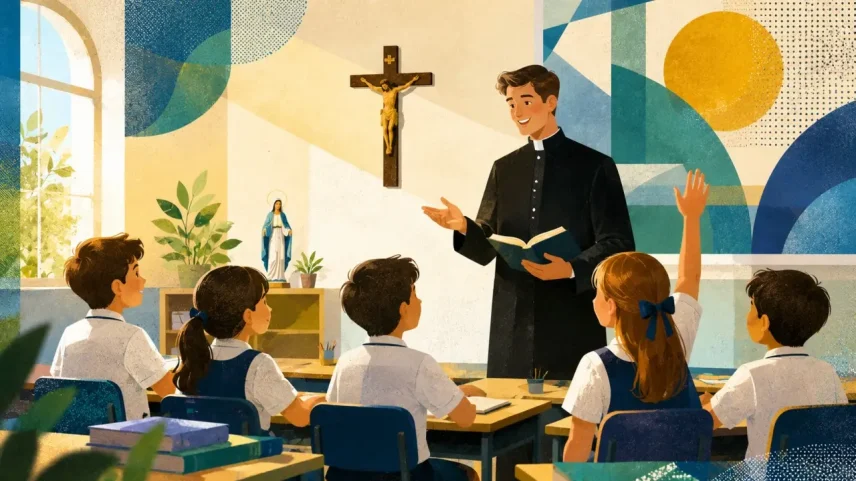 A tradição não é obstáculo ao crescimento; é raiz que sustenta a abertura. Por isso, a cultura do encontro e a humanização do processo educativo tornam-se eixos de uma presença católica profética. (Foto: Imagem criada utilizando Open AI/Gazeta do Povo)