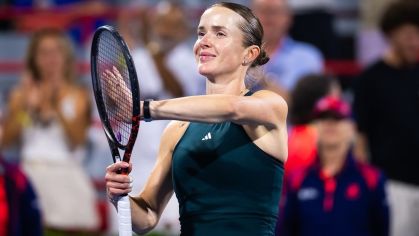 Elina Svitolina durante o WTA 1000 de Montreal, no Canadá