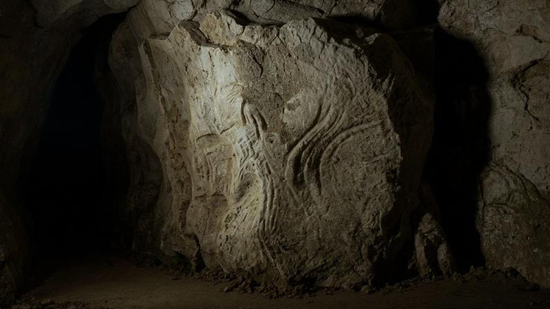 Mapa em corte mostra caverna francesa selada por sedimentos antigos