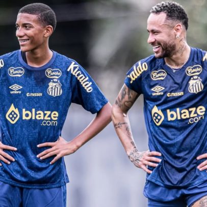 Neymar e Robinho Jr. encerram conflito e evitam problema para o Santos