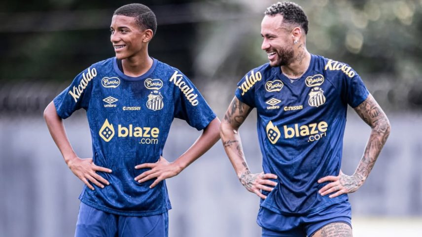 Após polêmicas, Neymar e Robinho Jr. revelam estar tudo resolvido entre eles