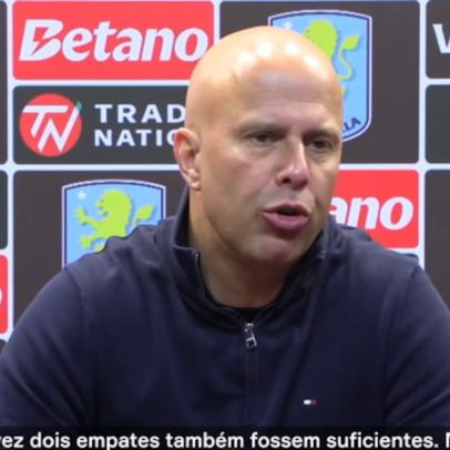 Slot analisa derrota do Liverpool por 4 a 2 diante do Aston Villa