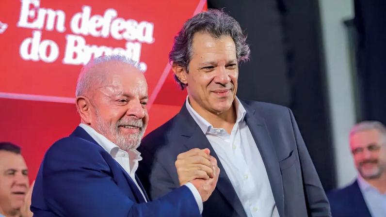 ACERTO - Lula e Haddad em lançamento da pré-candidatura: aposta para frear votos bolsonaristas em São Paulo