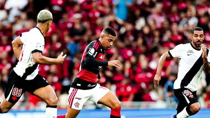 Fla vacila, empata com o Vasco no último lance e perde chance de encostar no Palmeiras no Brasileiro