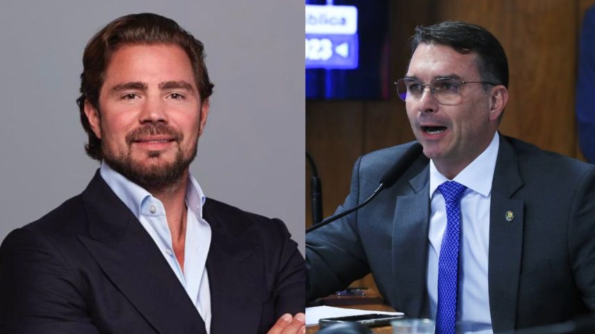 Foto: Flavio Bolsonaro e Vorcaro