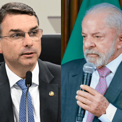 Pesquisa mostra Flávio com 45,3% e Lula 44,7% no 2º turno