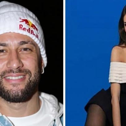 Amanda mostra filha com Neymar em festa de casamento na Bahia