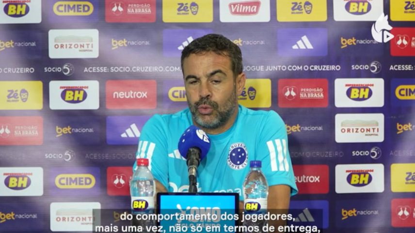 Técnico cruzeirense celebra a vitória de virada contra o time baiano e destaca evolução da equipe.
