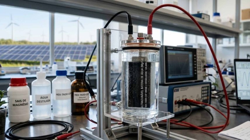 Bateria de água ultradurável pode impulsionar a energia limpa