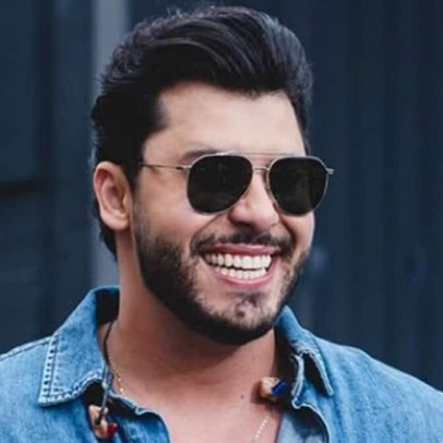 Filho de Murilo Huff faz passeio de helicóptero com a madrasta
