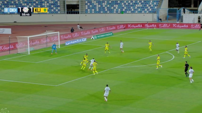 Al Okhdood – Al Khaleej 2 - 1 | GOL – Khaled Narey