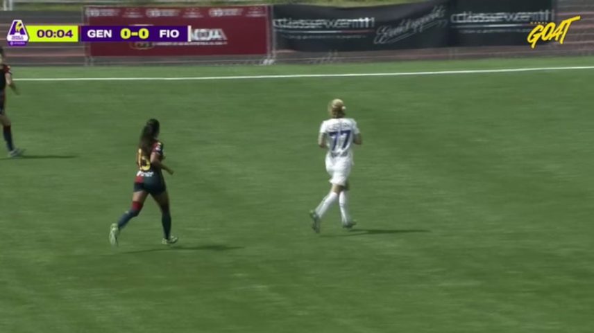 Fiorentina vence Genoa por 3 a 2 na Série A feminina
