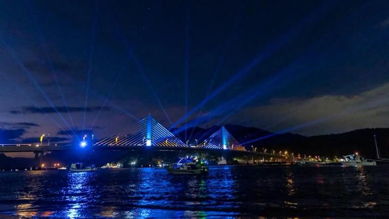 Ponte de Guaratuba liga a cidade à vizinha Matinhos. (Foto: Felipe Henschel/AEN)