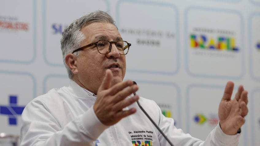 Na imagem, o ministro Alexandre Padilha (Saúde)