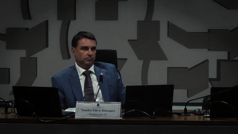 Senador Flávio Bolsonaro (PL-RJ) - (Hugo Marques/VEJA)