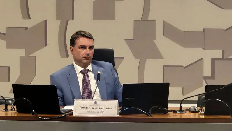 Senador Flávio Bolsonaro (PL-RJ) - (Hugo Marques/VEJA)