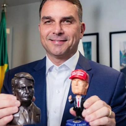 Flávio procura Trump após revelação de ligação com Vorcaro