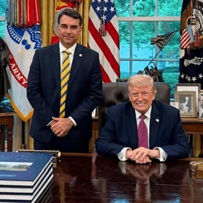 Deputados entregam à PGR relatos de encontros de Flávio com Trump e Rubio