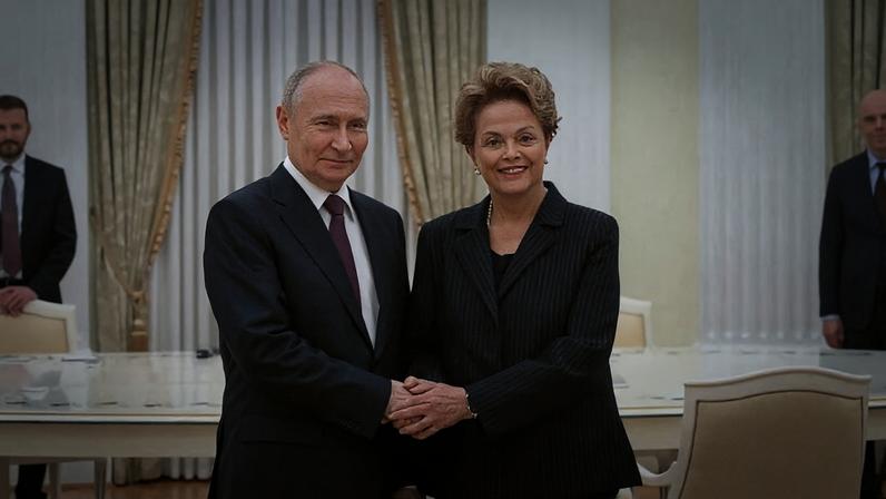 Na imagem, Putin e Dilma em encontro em Moscou
