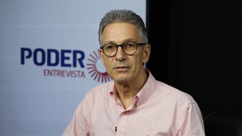 Na imagem, o pré-candidato à Presidência Romeu Zema (Novo), em entrevista ao Poder360