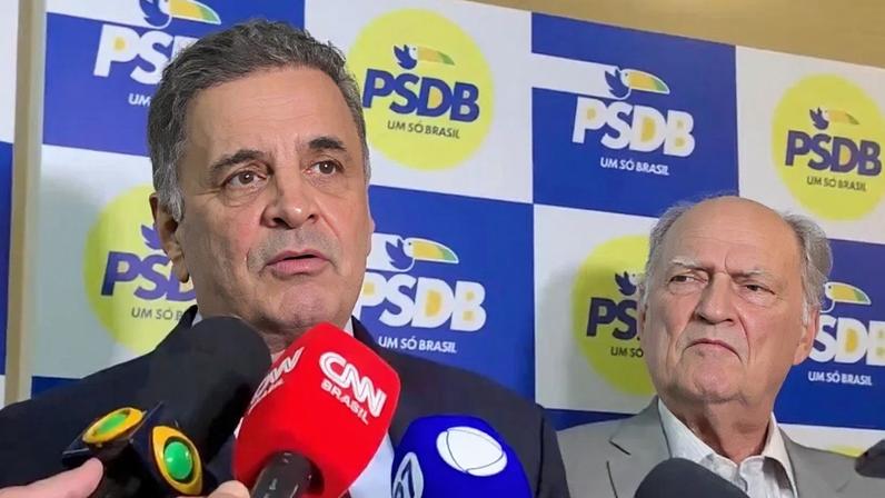 PSDB e Cidadania fecham pré-candidatura de Aécio, que ainda avalia