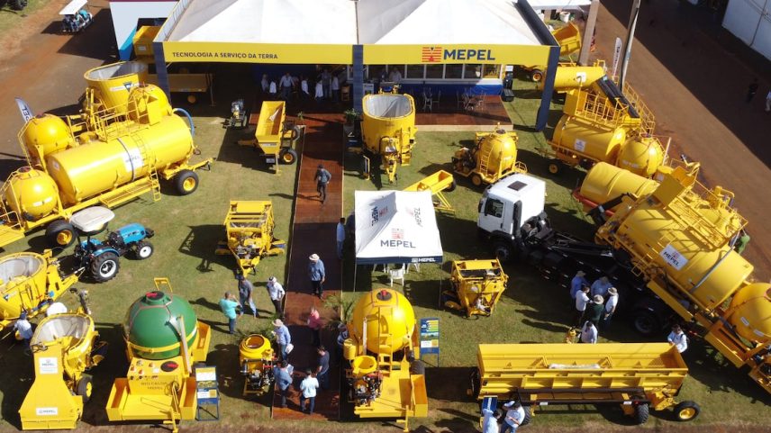 Mepel participou da Agrishow este ano. A nova fábrica, no RS, deve entrar em operação no 2º semestre