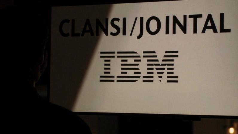 Una imagen de un stand de IBM en Mobile de Barcelona.
