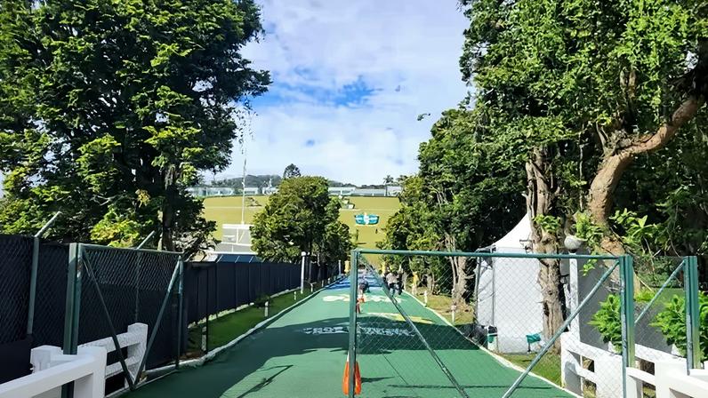 Entrada da Granja Comary, casa da seleção brasileira